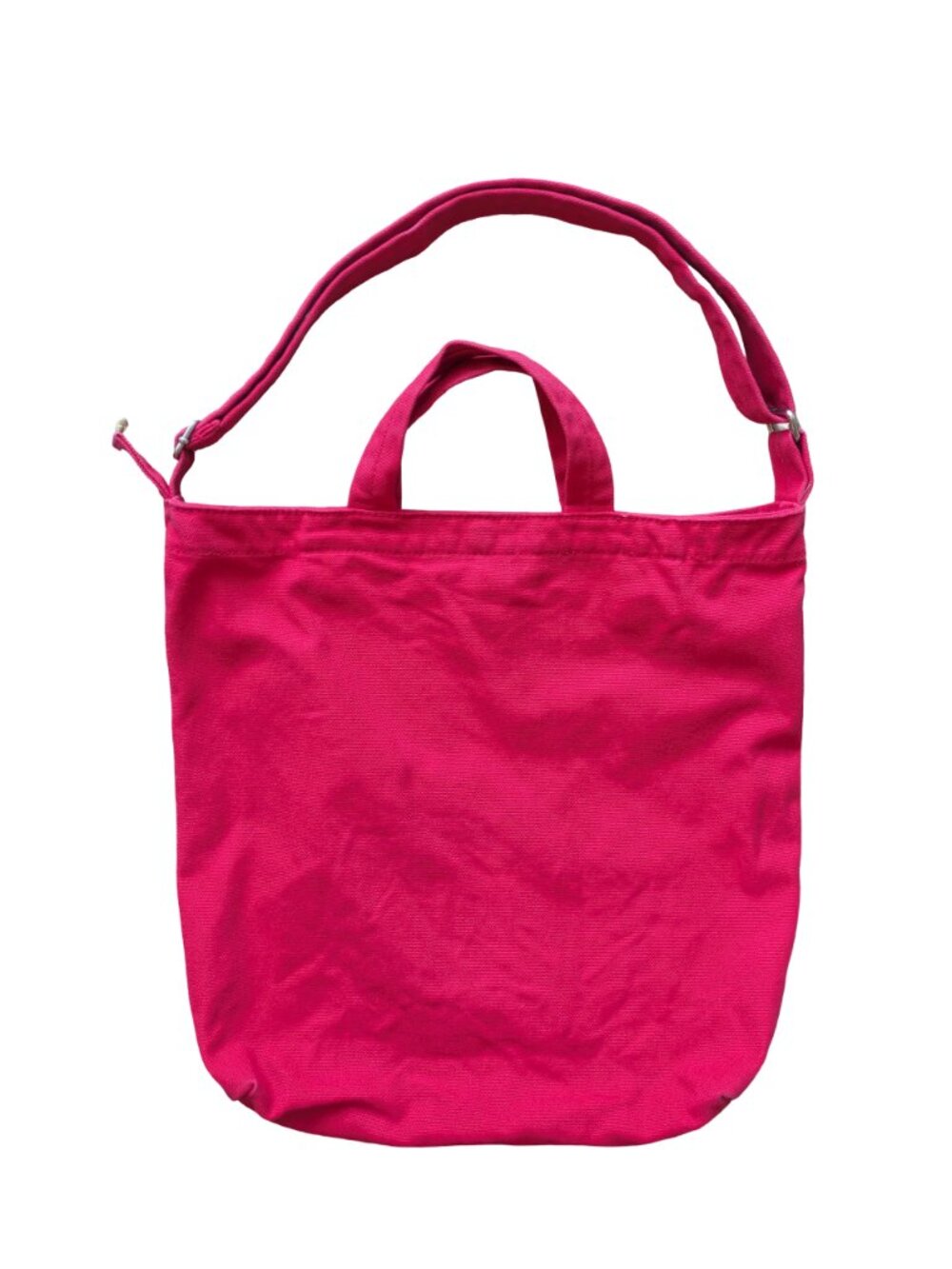 BAGGU Canvas Cherry Red Tote Bag